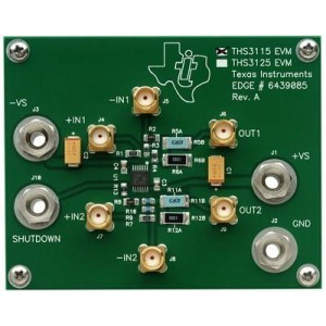 THS3115EVM, Средства разработки интегральных схем (ИС) усилителей THS3115 Eval Mod