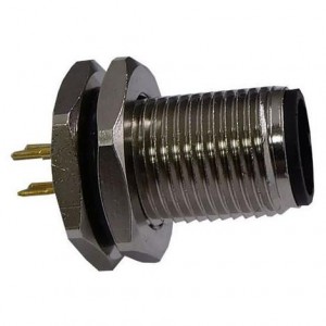 SS-12000-003, Цилиндрические метрические разъемы M12 A-Code Male Receptacle 4Contacts