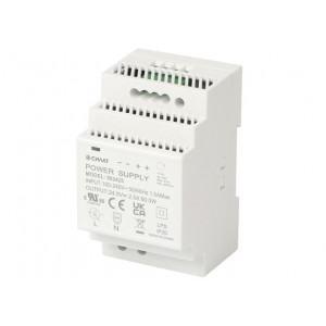 Источник питания 12 V DC/4,5 A, 902423, Источник питания, однофазный, 12 V DC/4,5 A, 54 W; диапазон входных напряжений: 90 - 264 V AC / 127 - 370 V DC; габариты (мм): 58х90х52,5, универсальный входной диапазон переменного тока, соответствует IEC 60950-1 Class2/ Pass LPS, регулировка выходного н