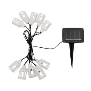 Каскад Керосиновая Лампа LED 3 м с выносной солнечной панелью 1 м и аккумулятором, IP65, 2 режима работы (мигание и постоянное) 602-251