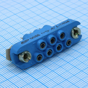 РП10-7 З-П-О розетка, Соединитель  низкочастотный, прямоугольный, внутреннего монтажа