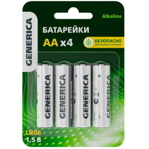 Элемент питания алкалиновый AA/LR6 Alkaline (блист.4шт) ABT-LR06-ST-L04-G