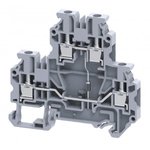 Этажная клемма CYDL4ED1, Этажная клемма, с диодом, тип фиксации провода: винтовой, номинальное сечение: 4 мм кв., ширина: 6 мм, цвет: серый, тип монтажа: DIN 35
