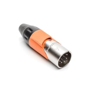 AX5M3M, Разъемы XLR 5P PIN M PLUG ORANGE MARK SLEEVE