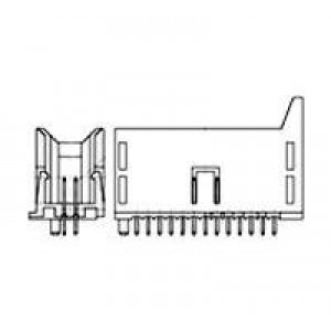 827881-3, Проводные клеммы и зажимы 2X13P MOD2 ST-STECK