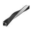 Профиль SL-ARC-3535-TWIST180-500 BLACK 032685