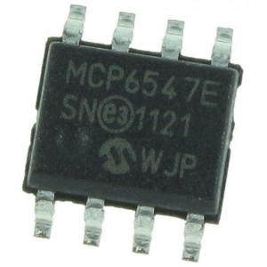 MCP6547-E/SN, Аналоговые компараторы Dual 1.6V Open Drain Comp