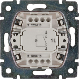 Выключатель 10A подсв БЕЛ VLN 774410