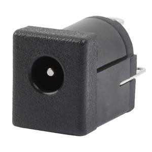 PJ-055C, Соединители питания для постоянного тока power jack, 1.0 x 3.8 mm, vertical, through hole, 1 switch