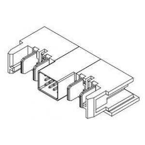 172453-0412, Электропитание платы EXTPWR TEN60 PLUG 12CKT SGN 4CKT PWR