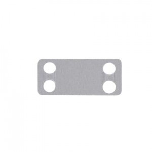 MMP172-C, Маркировочные наклейки и втулки для проводов Marker Plate 304 SS 4 Hole 1.7 x .75