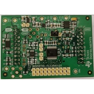 BOOSTXL-TLC2543-Q1, Средства разработки интегральных схем (ИС) преобразования данных TLC2543-Q1 12-Bit ADC With Serial Control and 11 Analog Inputs BoosterPack Plug-in Module
