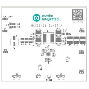 MAX25431EVKIT#, Средства разработки интегральных схем (ИС) управления питанием Evaluation Kit for Automotive 40V, 50uA Iq, 200kHz a?? 2.2MHz H-Bridge Buck Boost Controller