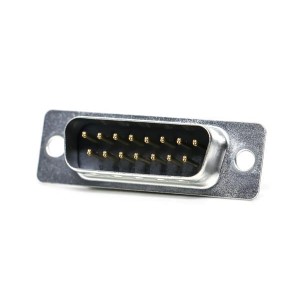 L717SDA15POL2, Стандартные соединители D-Sub  15P Sz A Std Density Straight PCB Pin