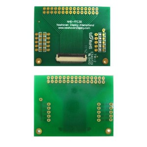 NHD-FFC30, Средства разработки визуального вывода 30 pin FFC-thru hole adptr