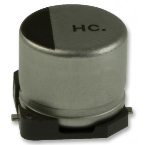 EEEHC1E331P, Конденсатор алюминиевый электролитический 330мкФ 25В ±20% (10 X 10.2мм) для поверхностного монтажа 238мА 5000час 105°С автомобильного применения лента на катушке