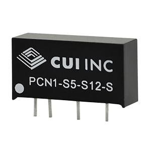 PCN1-S5-D5-S, Преобразователи постоянного тока в постоянный с изоляцией 4.5-5.5Vin +/-5Vout +/-100mA 1W Iso SIP