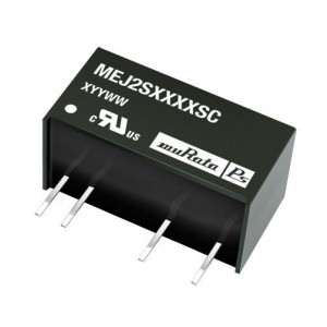 MEJ2S0512SC, Преобразователи постоянного тока в постоянный с изоляцией 2W 5-12V SIP SINGLE OUTPUT