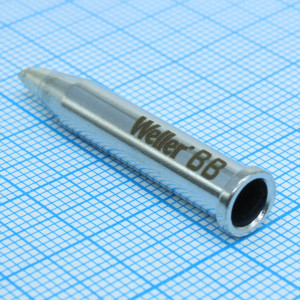 XT BB 45 soldering tip 2,4mm, Жало для паяльника WXP120/WP120, скошенный под 45° конус 2,4мм, L=36.5мм