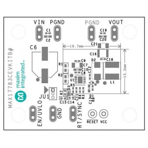 MAX17783CEVKITB#, Средства разработки интегральных схем (ИС) управления питанием Evkit for MAX17783C 3.3V Output-Voltage Application