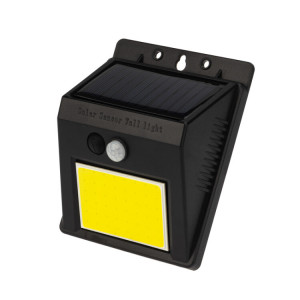 Светильник ПРОЖЕКТОР NEW AGE XL на солнечной батарее, датчик движения плюс датчик освещенности, кнопка вкл/выкл герметичная, LED COB монтаж на стену 602-233