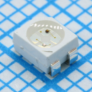 HL-AB-3528S9FS11GC-S1, Светодиод smd 3,5х2,8мм/красный/622нм/270мкд при 20mA - зеленый/573нм/90мкд при 20mA/ Ifmax=30mA/ 120° (silver wire)