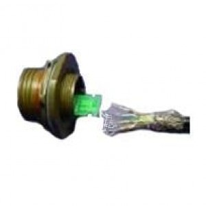 RJFTV72G00, Модульные соединители / соединители Ethernet RJFTV JAM NUT RECPT SOLDER OLIVE