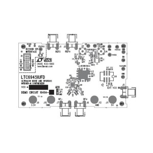 DC1649A-A, Инструменты для разработки часов и таймеров LTC6945 Demo Ultralow Noise and Spurious 6GHz Integer-N Synthesizer, VCO=902-928Hz, (Req DC590)