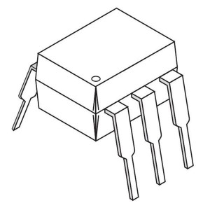 MOC3072M, Симисторные и тринисторные выходные оптопары Triac Driver Opto