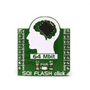 MIKROE-2828, Средства разработки интегральных схем (ИС) памяти SQI Flash click