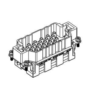 T2050402101-007, Автомобильные разъемы HEEE-040-M HEAVYDUTY RECT SIBAS