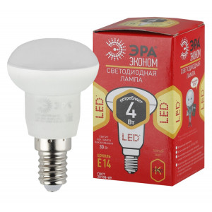 Лампа светодиодная ECO LED R39-4W-827-E14 (диод, рефлектор, 4Вт, тепл, E14) (10/100/4900) Б0020631