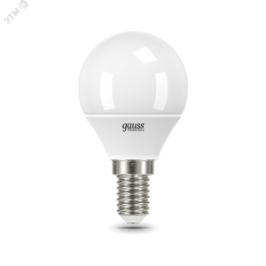 Лампа светодиодная Elementary 12Вт P45 шар 4100К нейтр. бел. E14 920лм 53122