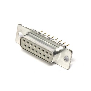 164A10079X, Стандартные соединители D-Sub  15P DSUB SOCKET STRT THRU-HOLE