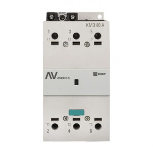 Контактор КМЭ 80А 400В АС AVERES ctr-s-80-00-400-av