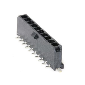 43650-1025, Проводные клеммы и зажимы 3MM SR V 10P SMT HDR AU W/SOLDER TAB