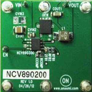 NV890200PDR2GEVB, Средства разработки интегральных схем (ИС) управления питанием Auto Buck Switching Reg, 2 A, 2 MHz