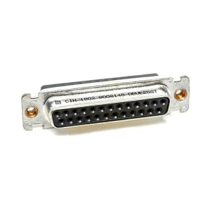 DBUE25ST, Стандартные соединители D-Sub  DSUB 25 F CRIMP CLIN G30 TIN