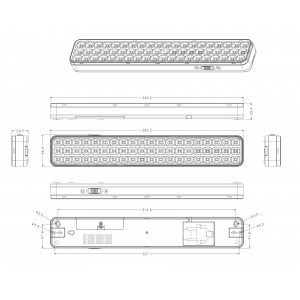 Светильник светодиодный DBA-106-0-20 60LED 6ч IP20 аварийный постоянный/непостоянный Б0044399