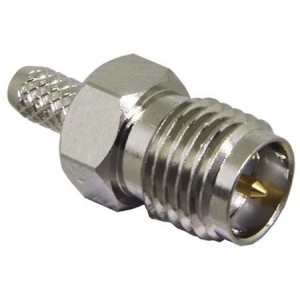 CONREVSMA011, РЧ соединители / Коаксиальные соединители RP-SMA Fml Cbl End Crimp - RG-174 Cbl