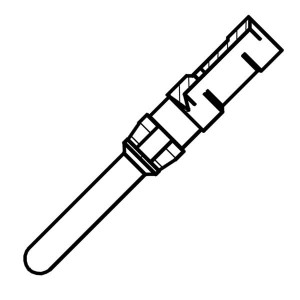 82911465NK, Стандартные цилиндрические контакты 14 AWG Pin Size 12 Power Contact