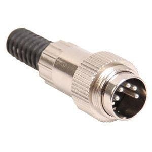 SD-30LP, Цилиндрические разъемы DIN DIN, 3P plug, straight, cable mount, locking
