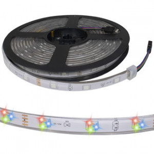 5050 150LED IP68 12V RGB, LED-лента/ RGB красный, зеленый, синий/ 30LED на метр/ U=12V герметичная