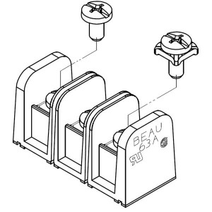 38630-6604, Клеммные колодки с изолирующими перегородками SR BTS PC 4 ASY C