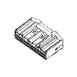 1318747-1, Автомобильные разъемы 32 POS PLUG F/H .025 SERIES