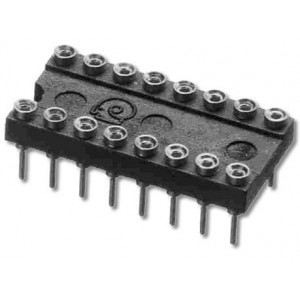 06-3513-10, Установочные панели для ИС и компонентов Collet Socket with Solder Tail Pins