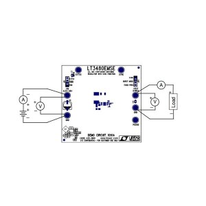 DC1091A, Средства разработки интегральных схем (ИС) управления питанием LT3480EMSE Demo Board