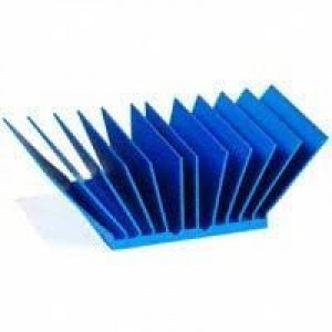 ATS-52330P-C1-R0, Радиаторы maxiFLOW BGA Heatsink, Thermal Tape, Blue-Anodized, T412, 33x33x17.5mm