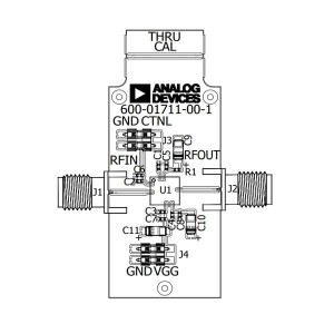 EV1HMC797APM5, Радиочастотные средства разработки Eval PCB Assy