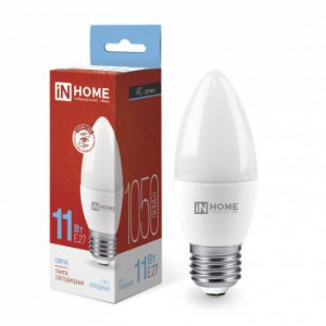 Лампа светодиодная LED-СВЕЧА-VC 11Вт свеча 6500К холод. бел. E27 1050лм 230В 4690612024868
